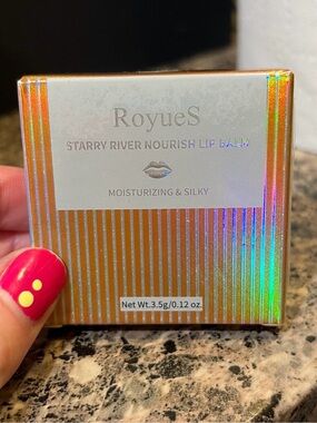 BRAND NEW IN BOX RoyueS Starry River NOURISH LIP BALM (sleep mask)- IT’S A MUST😍
